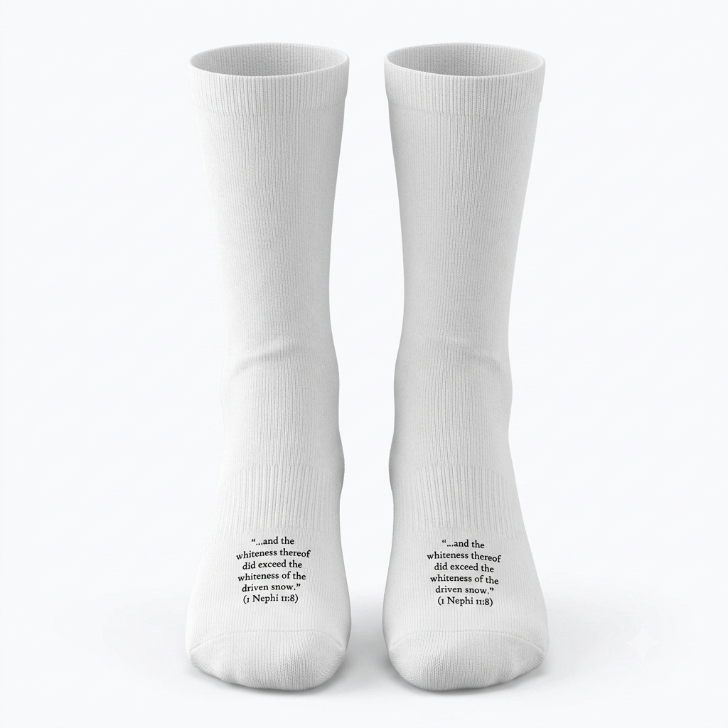 The Boring White Socks - Classic Everyday Crew Socks