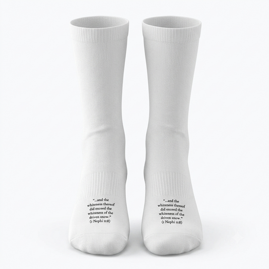 The Boring White Socks - Classic Everyday Crew Socks