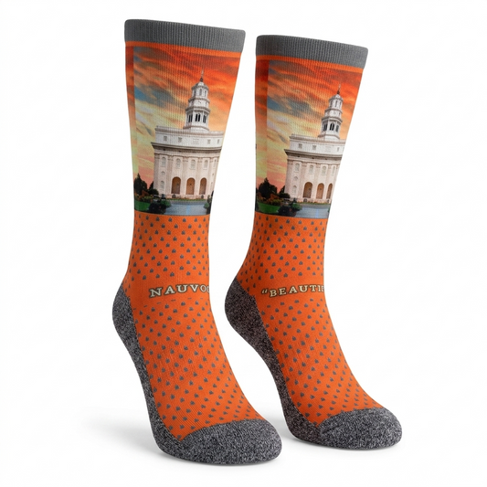 The Nauvoos - Temple Scripture Crew Socks