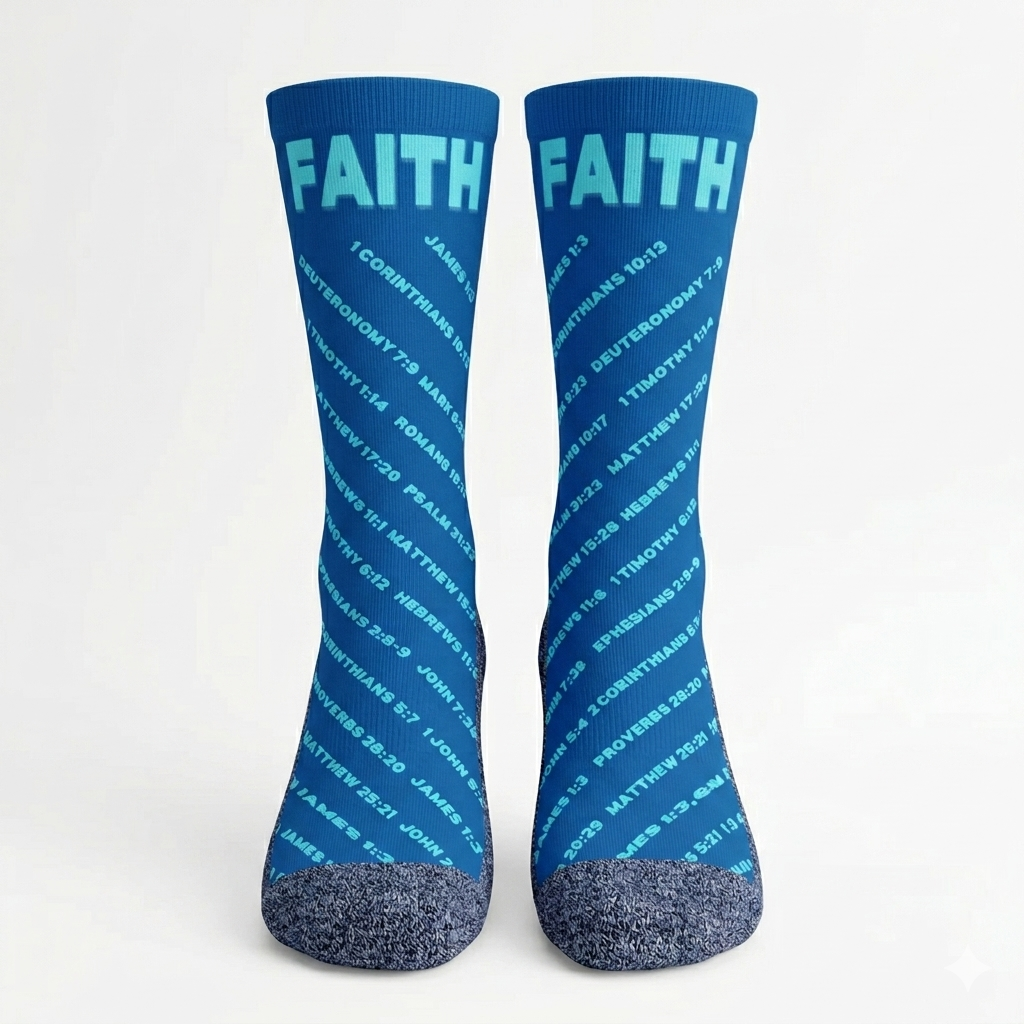 The Faith Verses - LDS Themed Scripture Socks