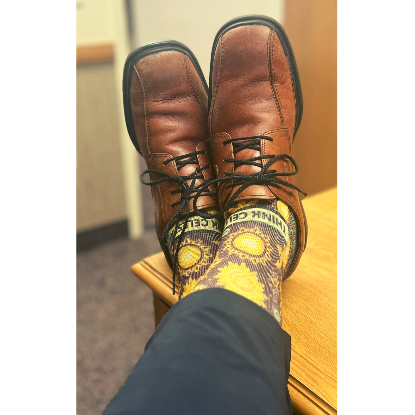 Think Celestial - Inspirational Crew Socks
