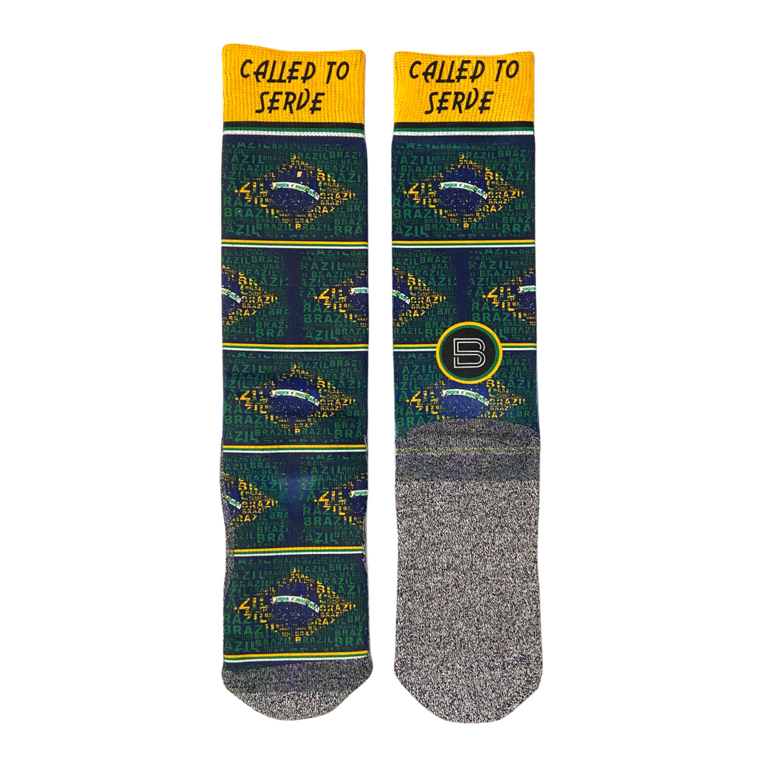 The "CTS" Brazils LDS Missionary Themed Socks by BOMSocks
