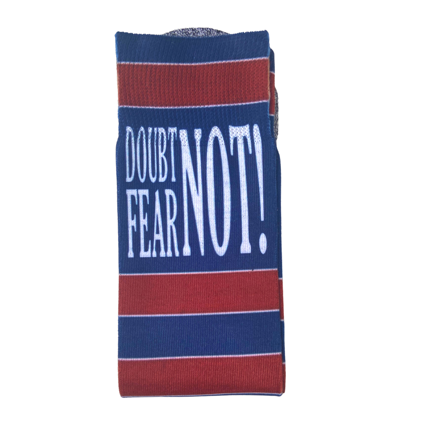Doubt Not Fear Not (D&C 6:36) - Scripture Crew Socks
