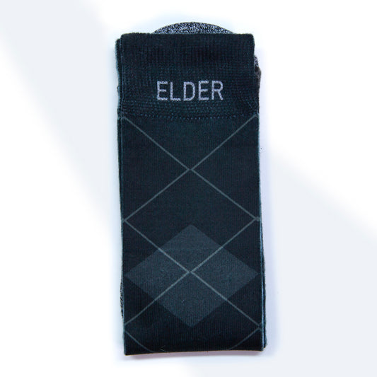The Elders scripture-themed crew socks by B.O.M.Socks, view 3 of 4