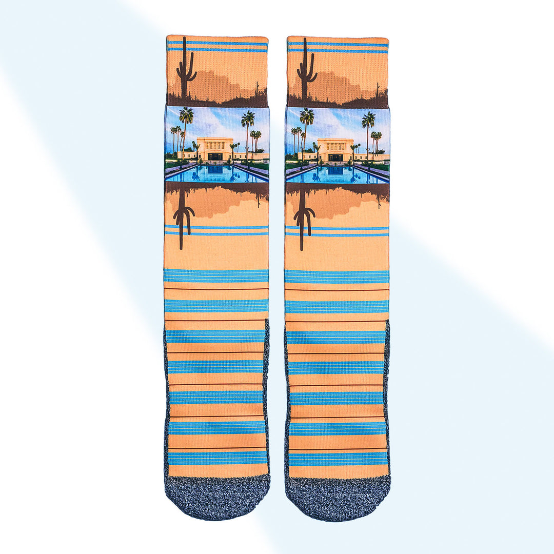 The Mesas LDS Temple Themed Socks by BOMSocks