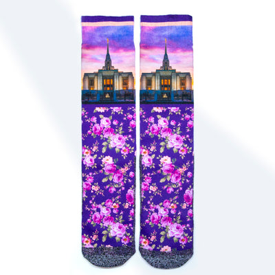 The Odgens LDS Temple Themed Socks by BOMSocks