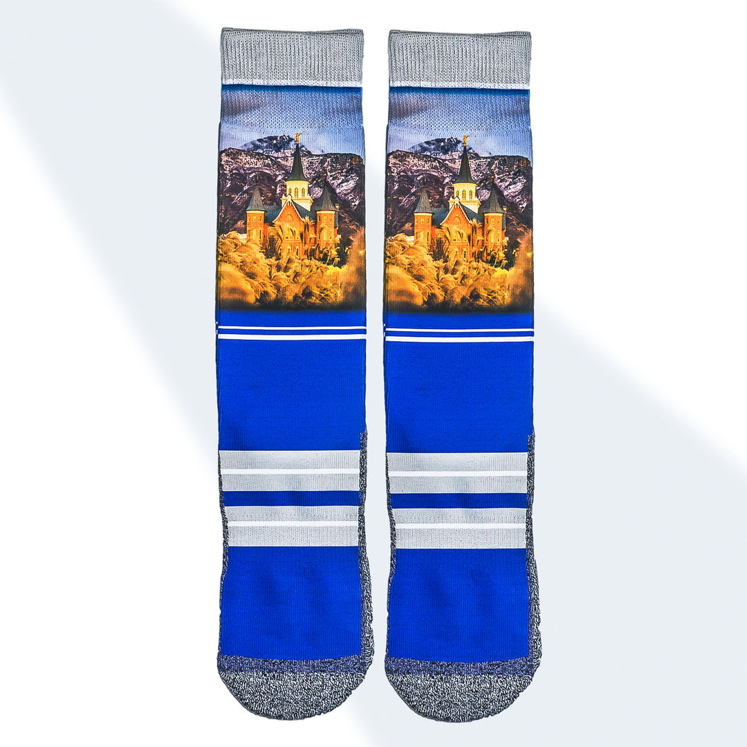 The Provos LDS Temple Themed Socks by BOMSocks