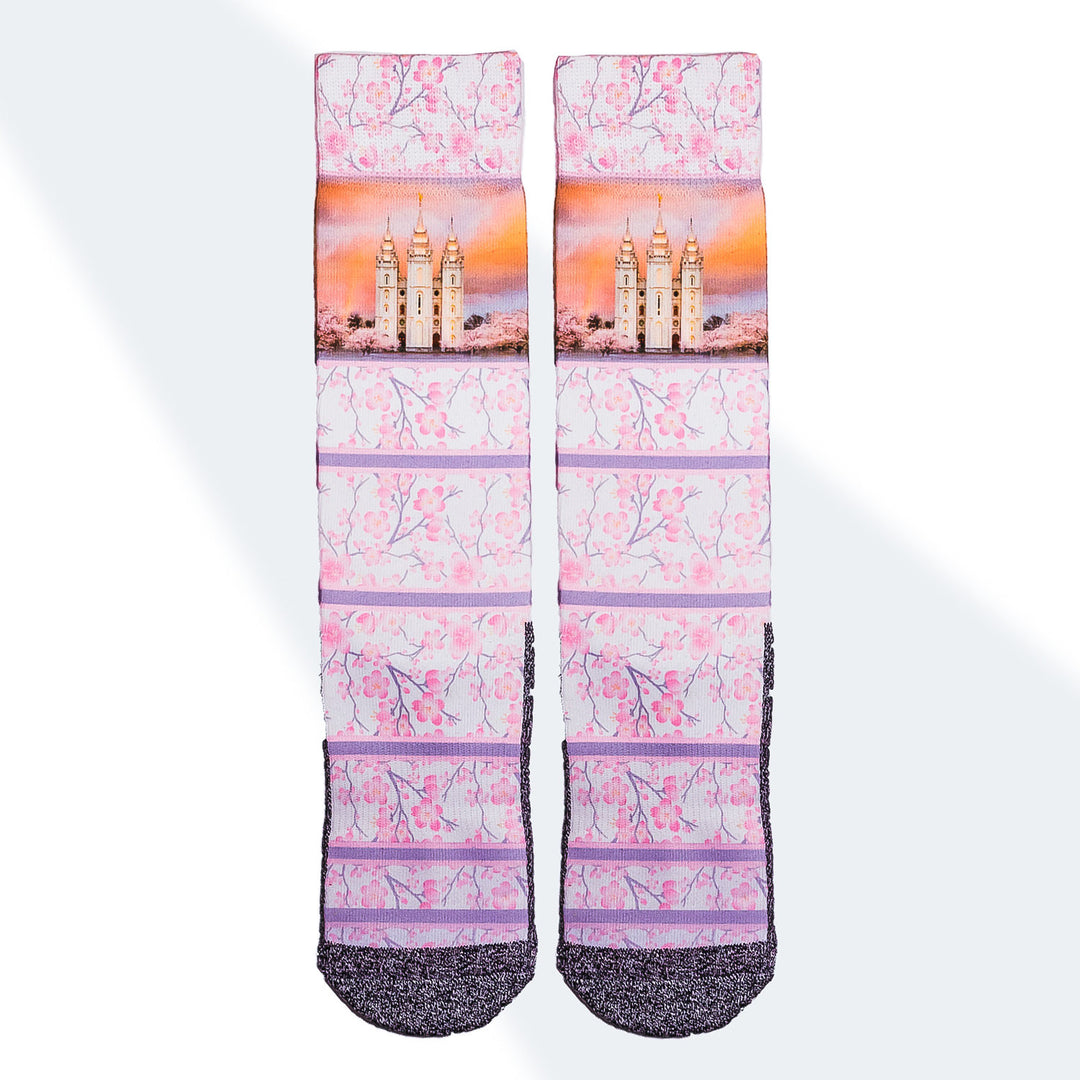 The SLCs LDS Temple Themed Socks by BOMSocks 