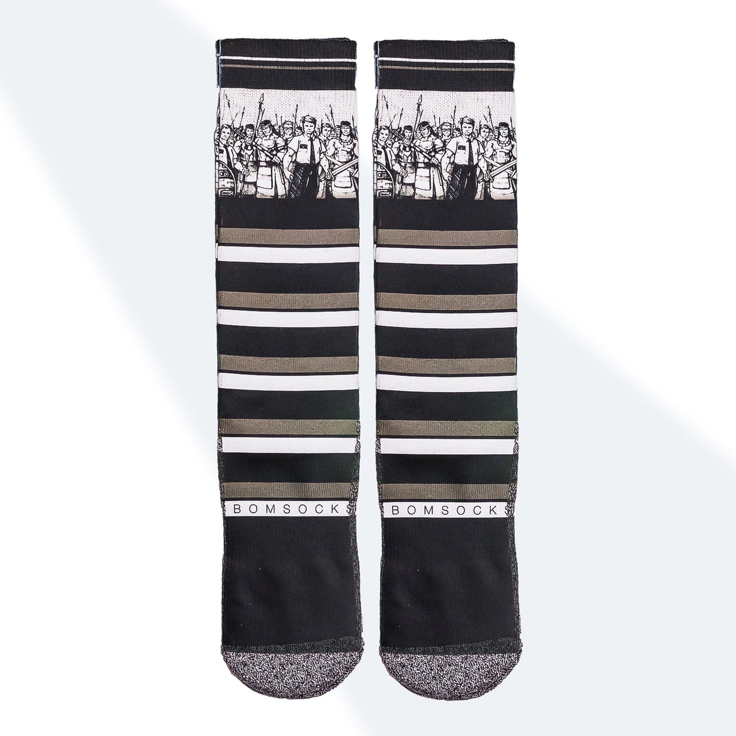 The Stripling Warriors LDS Missionary Themed Book of Mormon Scripture Socks by BOMSocks