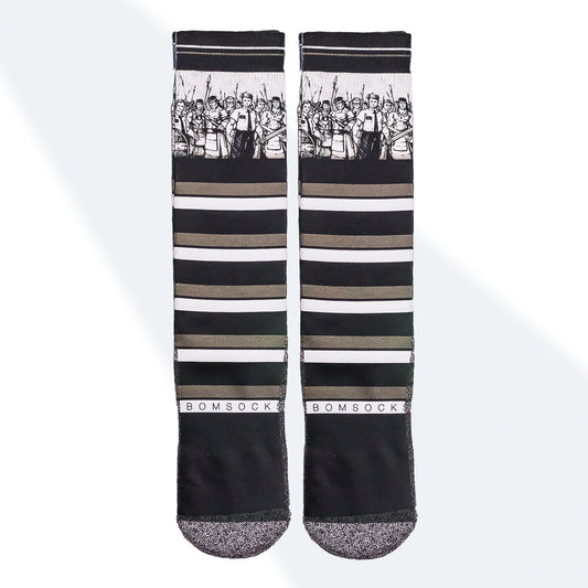 The Stripling Warriors LDS Missionary Themed Book of Mormon Scripture Socks by BOMSocks