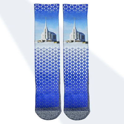 The Rexburgs LDS Temple Themed Socks by BOMSocks